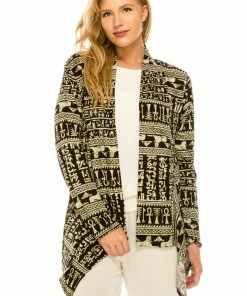 Jostar Women's Stretchy Print Mid Cut Jacket Long Sleeve Print-428BN-LRP1-W164