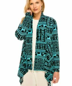 Jostar Women's Stretchy Print Mid Cut Jacket Long Sleeve Print Plus, 428BN-LXP-W164 Jackets