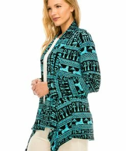 Jostar Women's Stretchy Print Mid Cut Jacket Long Sleeve Print Plus, 428BN-LXP-W164 Jackets
