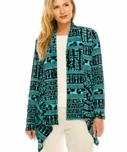 Jostar Women's Stretchy Print Mid Cut Jacket Long Sleeve Print-428BN-LRP1-W164