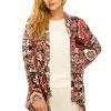 Jackets Jostar Women's Stretchy Print Mid Cut Jacket Long Sleeve Print-428BN-LRP1-W166