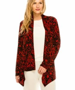 Long Sleeves Jostar Women's Stretchy Print Mid Cut Jacket Long Sleeve Print-428BN-LRP1-W172