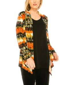 Jostar Women's Stretchy Print Mid Cut Jacket Long Sleeve Print-428BN-LRP1-W174 Jackets