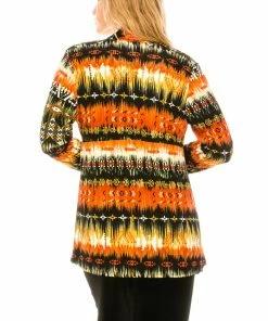 Jostar Women's Stretchy Print Mid Cut Jacket Long Sleeve Print Plus, 428BN-LXP-W174 Jackets