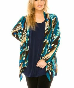 Jostar Women's Stretchy Print Mid Cut Jacket Long Sleeve Print-428BN-LRP1-W175