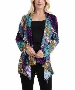 Jackets Jostar Women's Stretchy Print Mid Cut Jacket Long Sleeve Print-428BN-LRP1-W182