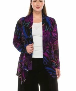 Jostar Women's Stretchy Print Mid Cut Jacket Long Sleeve Print-428BN-LRP1-W207