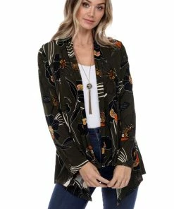 Jostar Women's Stretchy Print Mid Cut Jacket Long Sleeve Print-428BN-LRP1-W239