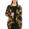 Jostar Women's Stretchy Print Mid Cut Jacket Long Sleeve Print-428BN-LRP1-W679 Jackets