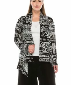 Jostar Women's Stretchy Print Mid Cut Jacket Long Sleeve Print-428BN-LRP1-W901