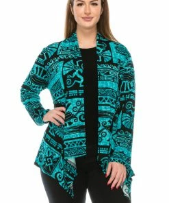 Jostar Women's Stretchy Print Mid Cut Jacket Long Sleeve Print-428BN-LRP1-W901