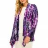Jostar Women's Stretchy Print Mid Cut Jacket Long Sleeve Print Plus, 428BN-LXP-W170