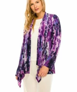 Jostar Women's Stretchy Print Mid Cut Jacket Long Sleeve Print Plus, 428BN-LXP-W170