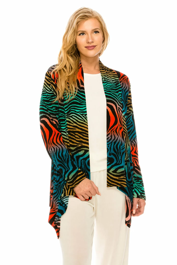 Jackets Jostar Women's Stretchy Print Mid Cut Jacket Long Sleeve Print Plus, 428BN-LXP-W171