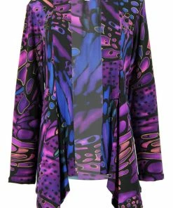 Jostar Women's Stretchy Print Mid Cut Jacket Long Sleeve Print Plus, 428BN-LXP-W182 Jackets