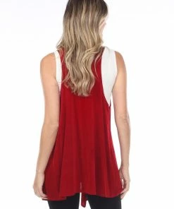 Non Iron ( Acetate ) Jostar Women's Non Iron Racer Back Vest-440AY-TRS1