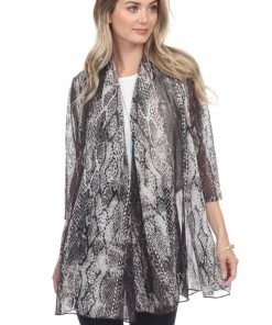 Plus Size Jostar Women's MR Princess Jacket Print Quarter Sleeves-472MR-QXP1-W238