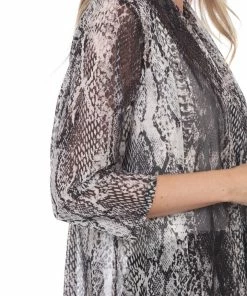 Plus Size Jostar Women's MR Princess Jacket Print Quarter Sleeves-472MR-QXP1-W238