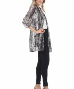Plus Size Jostar Women's MR Princess Jacket Print Quarter Sleeves-472MR-QXP1-W238