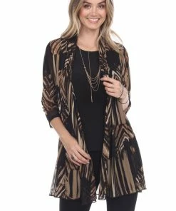 Jostar Women's MR Princess Jacket Print Quarter Sleeves-472MR-QXP1-W240 Jackets