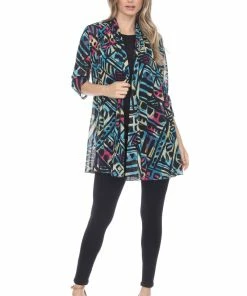 Jackets Jostar Women's MR Princess Jacket Print Quarter Sleeves-472MR-QRP1-W256