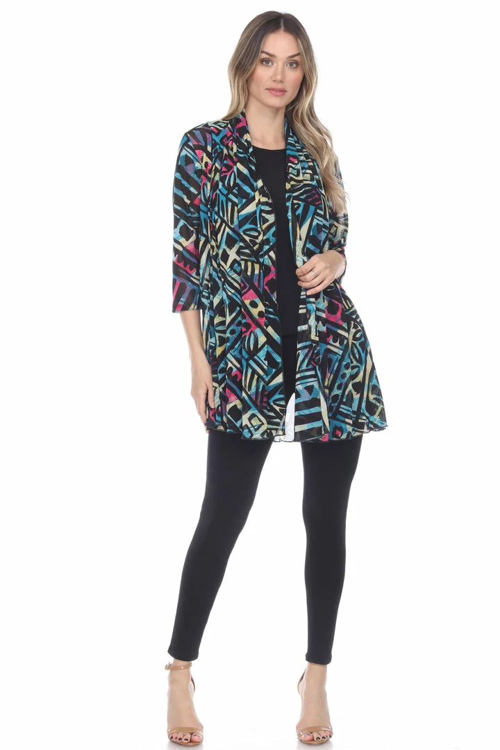 Jackets Jostar Women's MR Princess Jacket Print Quarter Sleeves-472MR-QRP1-W256