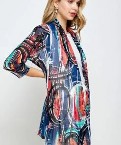 Jostar Online Jostar Women's MR Princess Jacket Print Quarter Sleeves, 472MR-QRP1-W279 Jackets