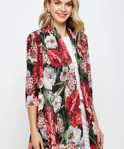 Jostar Online Jostar Women's MR Princess Jacket Print Quarter Sleeves-472MR-QRP1-W285