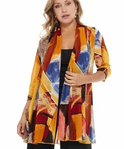 Jostar Women's MR Princess Jacket Print Quarter Sleeves-472MR-QRP1-W232