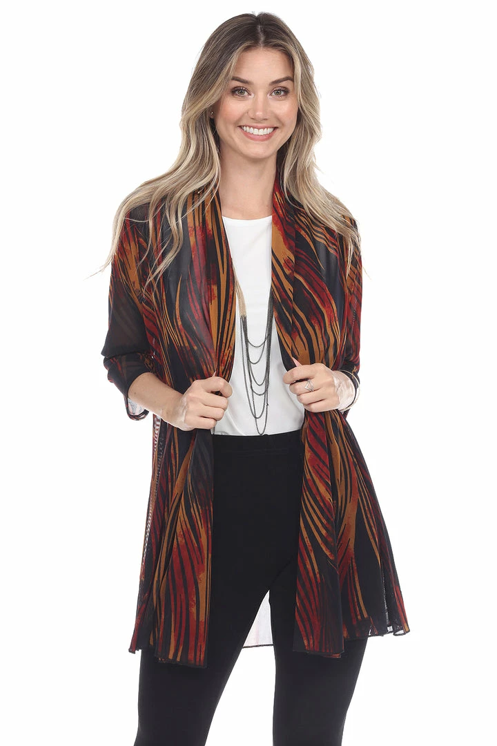 Jostar Women's MR Princess Jacket Print Quarter Sleeves-472MR-QRP1-W243