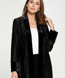 Jostar Online Jostar Women's VB Contrast Velvet Jacket-476VB-LRD1-C-B016