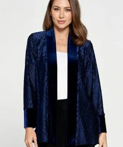 Jostar Online Jostar Women's VB Contrast Velvet Jacket-476VB-LRD1-C-B016