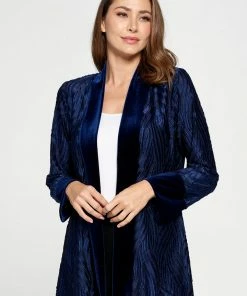 Jostar Online Jostar Women's VB Contrast Velvet Jacket-476VB-LRD1-C-B016