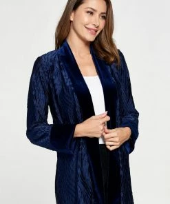 Jostar Online Jostar Women's VB Contrast Velvet Jacket-476VB-LRD1-C-B016