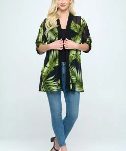 Jostar Mesh Romance Contrast Cardigan-479MR-QRP1-C-W340