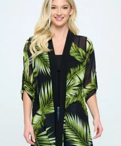 Jostar Mesh Romance Contrast Cardigan-479MR-QRP1-C-W340