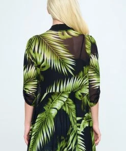 Jostar Mesh Romance Contrast Cardigan-479MR-QRP1-C-W340