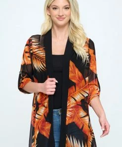 Jostar Mesh Romance Contrast Cardigan-479MR-QRP1-C-W340