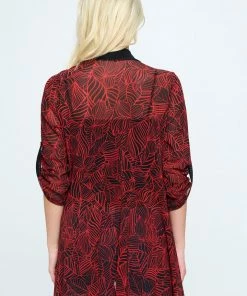 Jostar Mesh Romance Contrast Cardigan-479MR-QRP1-C-W344 Quarter Sleeves