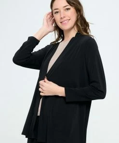 Jostar Online Jackets Moss Crepe Long Sleeve Cardigan (LS) - 480MC-LRS1