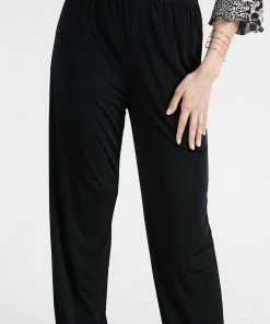Jostar Elastic Waist Pants In Plus Size, 500BN-X