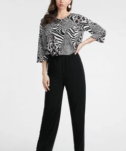 Jostar Elastic Waist Pants In Plus Size, 500BN-X