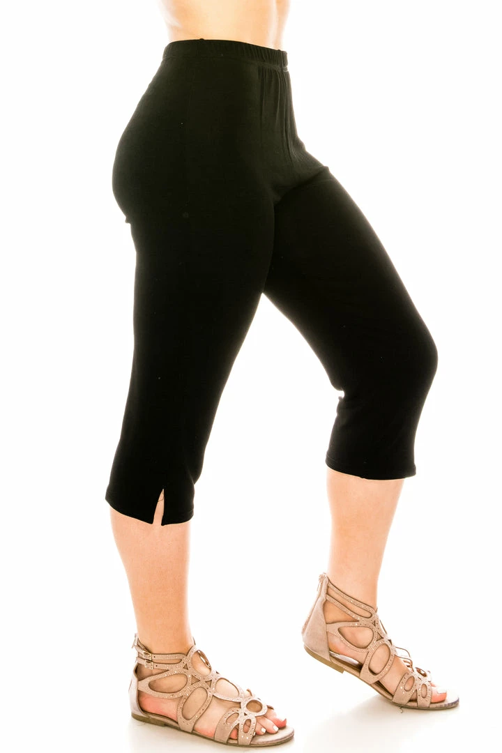 Jostar Acetate Capri Pants, Plus Size-502AY-AXS1