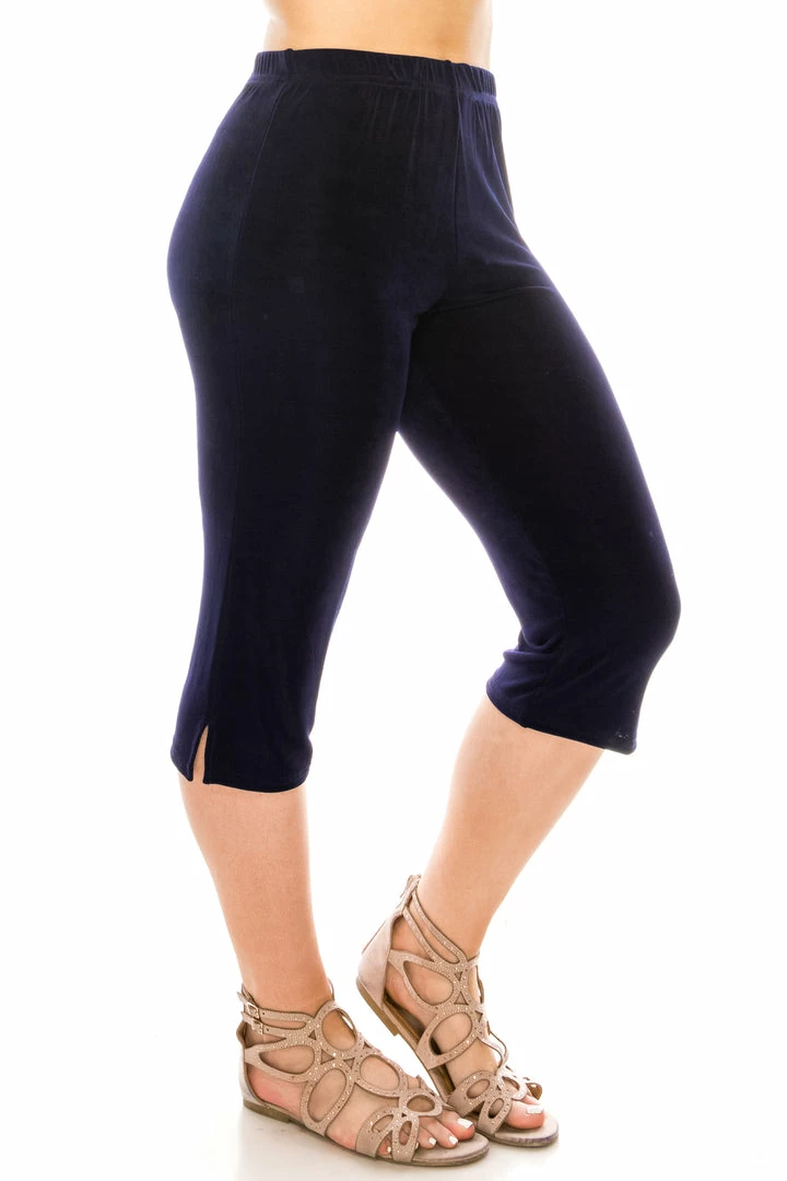 Jostar Acetate Capri Pants, Plus Size-502AY-AXS1