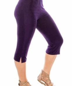 Jostar Acetate Capri Pants, Plus Size-502AY-AXS1