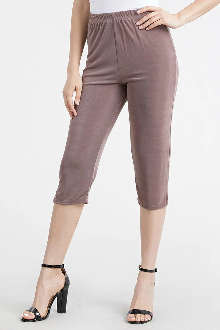 Jostar Acetate Capri Pants, Plus Size-502AY-AXS1