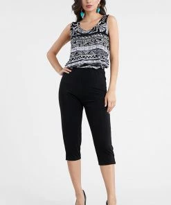 Jostar Stretchy Capri Pants-502BN-ARS1