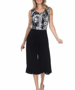 Jostar Women's Non Iron Gaucho Pants-513AY-ARS1 Non Iron ( Acetate )