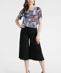 Jostar Women's Stretchy Gaucho Pants-513BN-ARS1