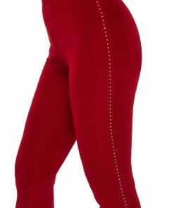 Jostar Women's Non Iron Slim Fit Pants Rhinestone-520AY-ARS1-R-R093 Non Iron ( Acetate )